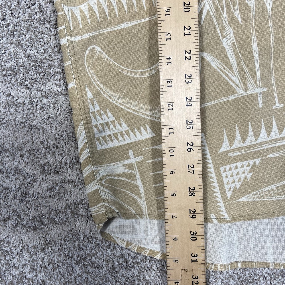 Quiksilver Shirt Mens XL Hawaiian Floral Print Aloha Button Up Short Sleeve - Picture 5 of 5